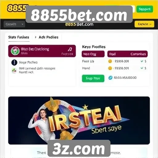 Ofertas e promoções disponíveis em 8855bet.com